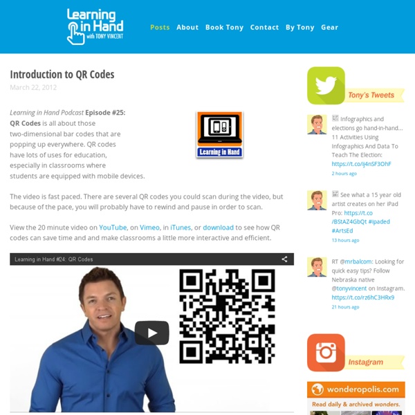 Learning in Hand #25: QR Codes