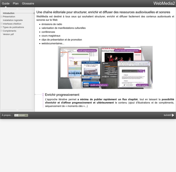 WebMedia2 - Tutoriel