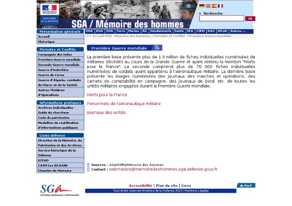 SGA - Mémoire des hommes