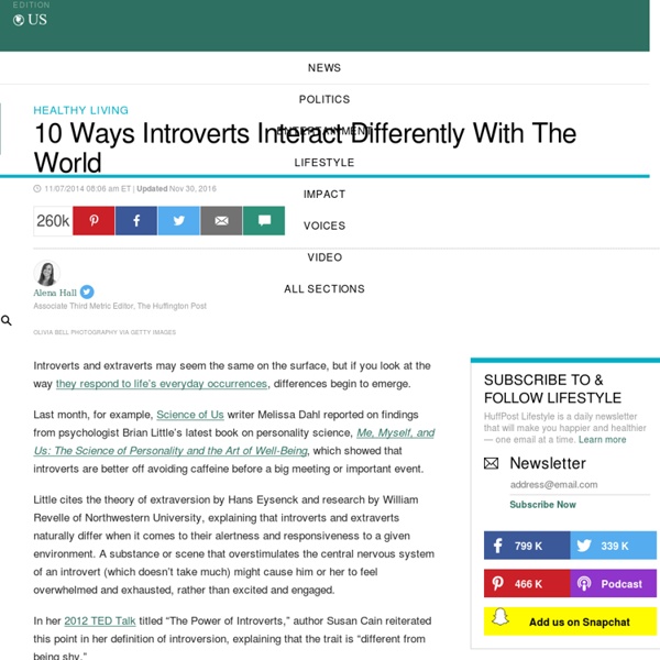 10 Ways Introverts Interact Differently With The World