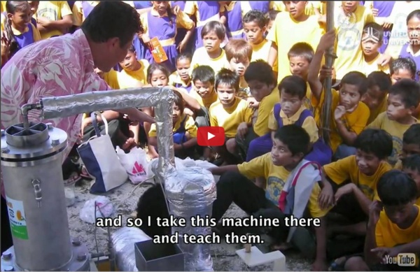 Ourworld - Man invents machine to convert plastic into oil
