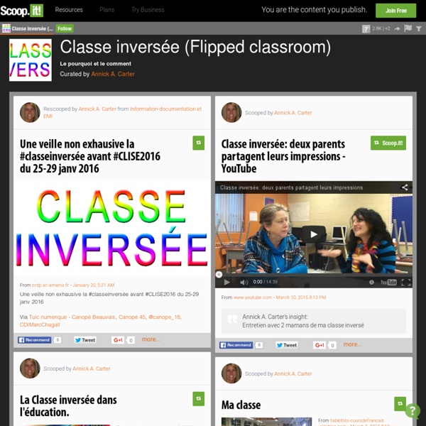 Classe inversée (Flipped classroom)