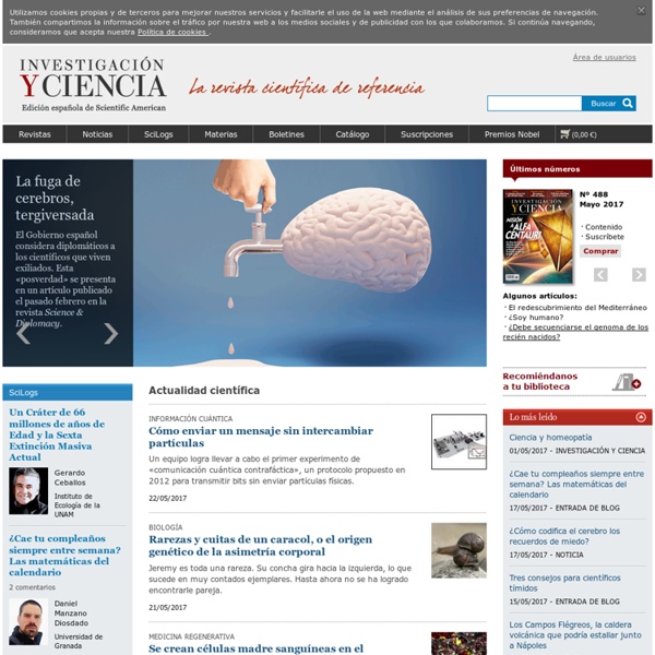 Prensa Científica editorial española dedicada a la divulgación del conocimiento científico a través de revistas y publicaciones periódicas