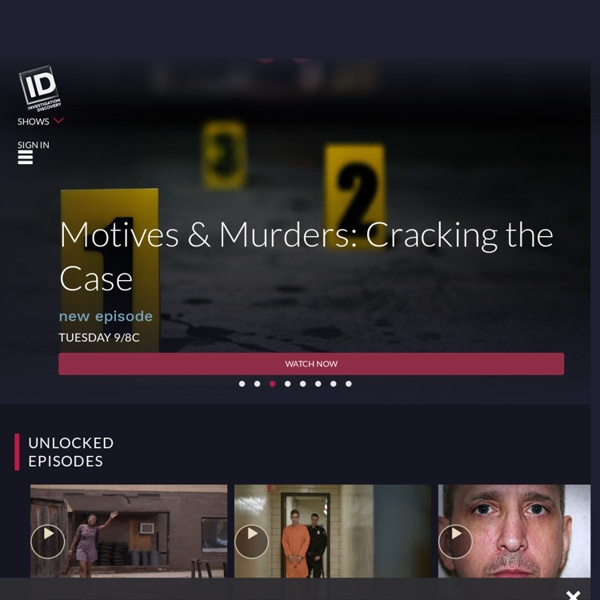 ID - Investigation Discovery : Hollywood Crimes, Forensics, Murders