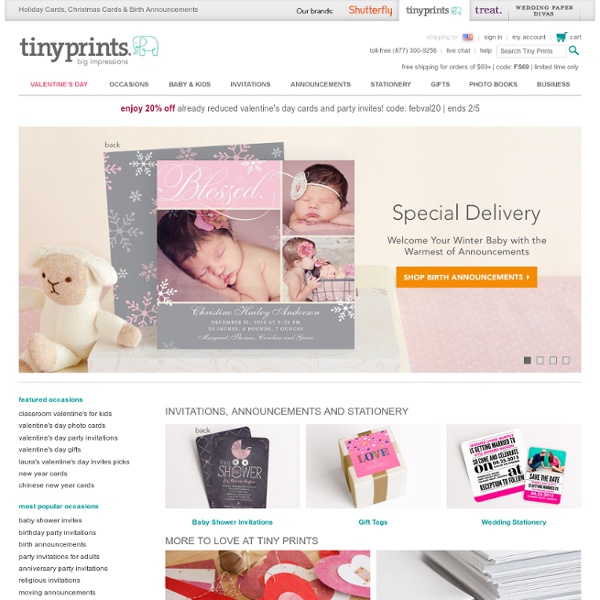 Birthday Invitations, Address Labels & Birth Announcements by Tiny Prints