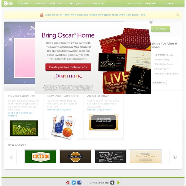 Invitations, Free eCards and Party Planning Ideas from Evite