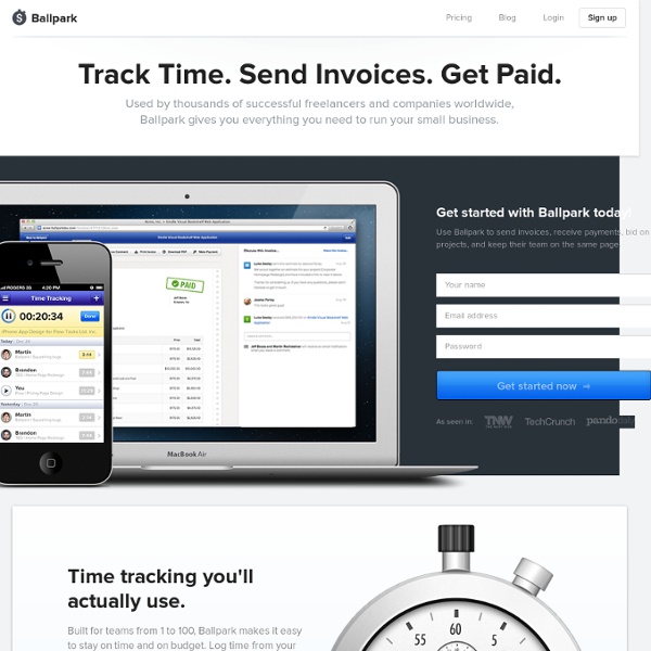 Online Invoicing, Online Estimates, and CRM Software