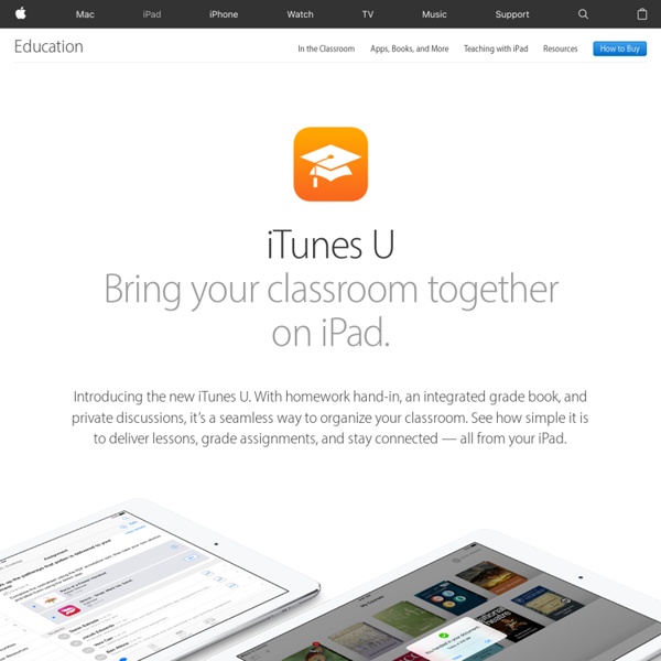 iTunes U - Learn anything, anywhere, anytime.