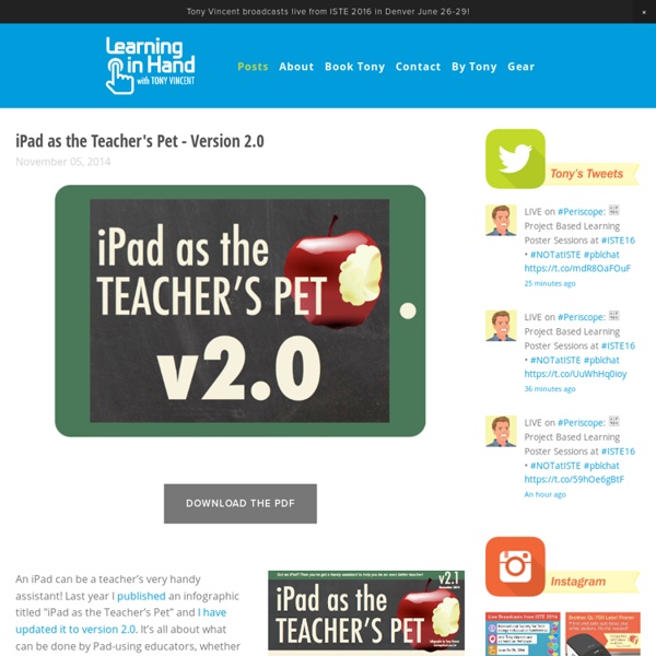 iPad as the Teacher's Pet - Version 2.0
