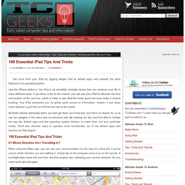 iPad Tips And Tricks - 100 Essential