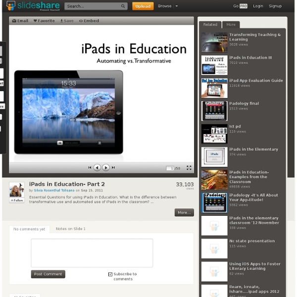 iPads in Education- Part 2