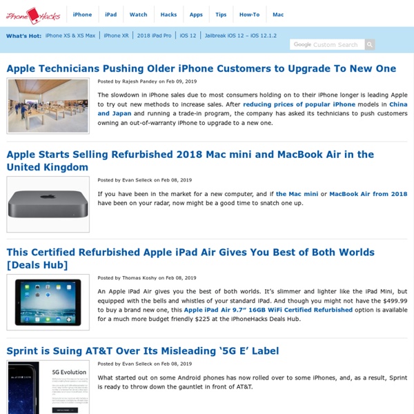 #1 iPhone, iPad, iOS Blog