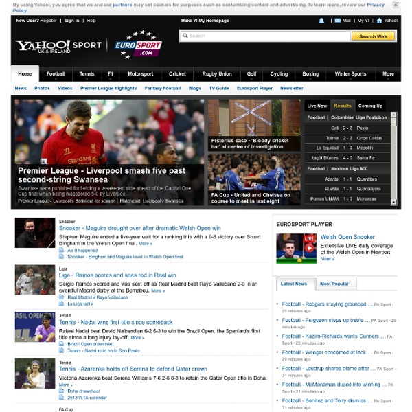 Yahoo! UK & Ireland Eurosport - Sports News