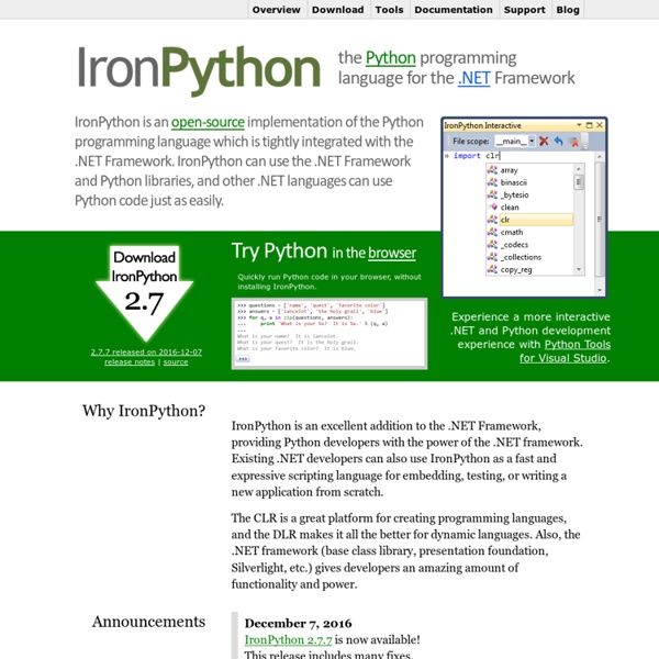 IronPython.net /