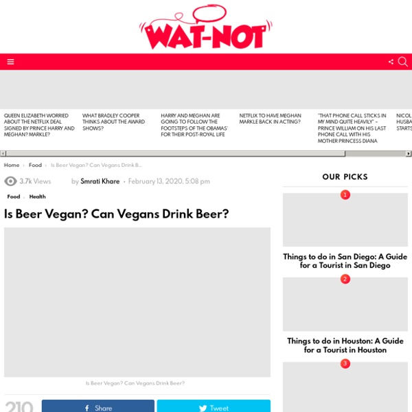 Is Beer Vegan? Can Vegans Drink Beer?