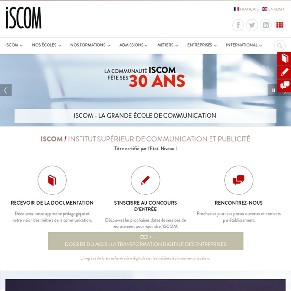 ISCOM : école de communication et de publicité