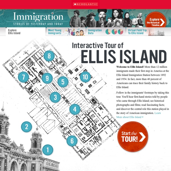 Webquest ressource: Ellis Island Interactive Tour With Facts, Pictures, Video