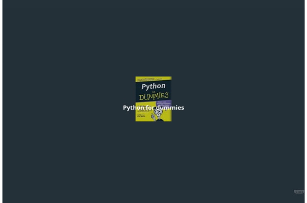 Python for dummies by Denis Gavrilov