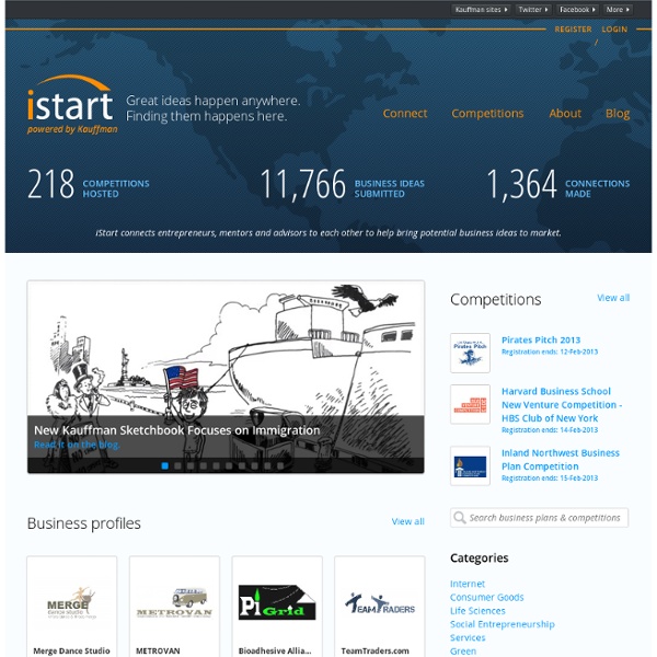 iStart - Where great entrepreneurs and big ideas begin