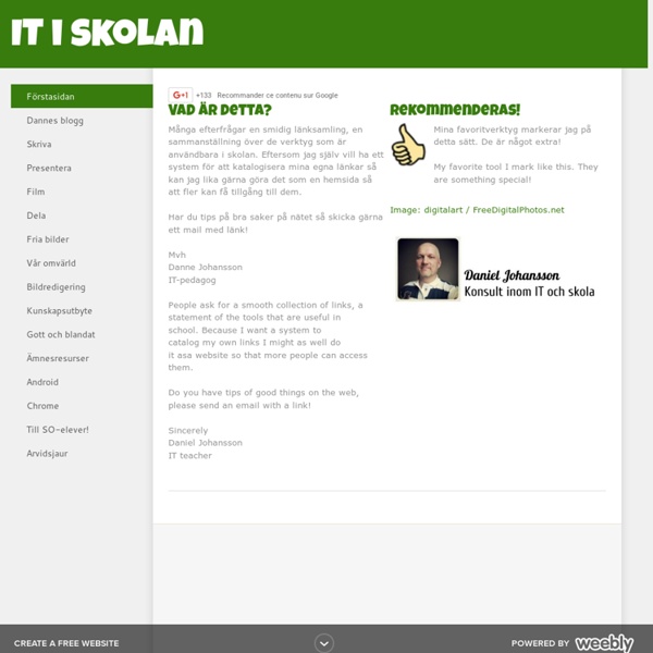 IT i skolan - Förstasidan