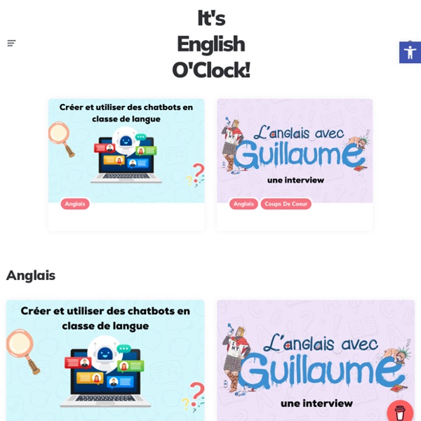 It's English O'Clock ! – Mes projets, idées et créations