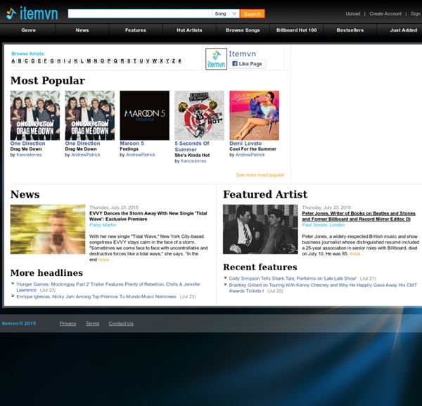 Itemvn - Listen to Free Music Online - Free MP3 Streaming - Search music, find music, listen to music, share music online