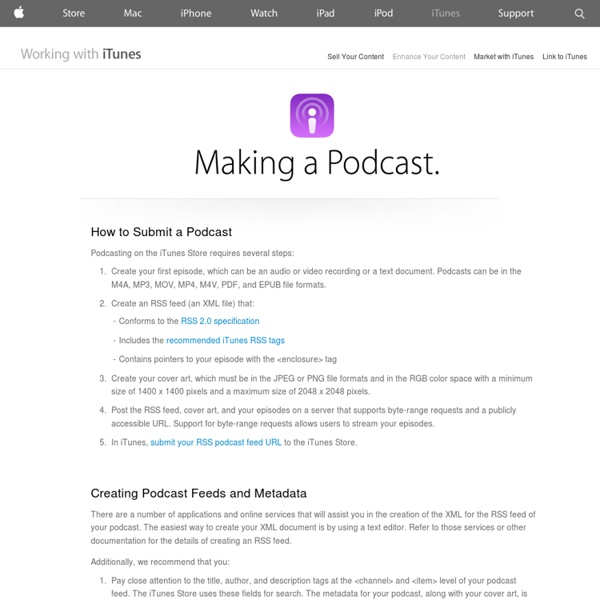 iTunes - Podcasts - Making a Podcast