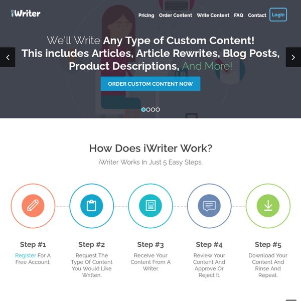 iWriter: Content & Article Writing Service - Buy Articles