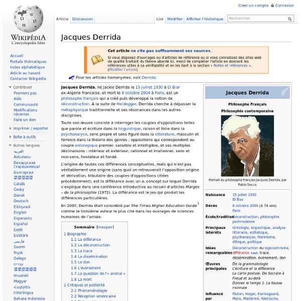 Jacques Derrida