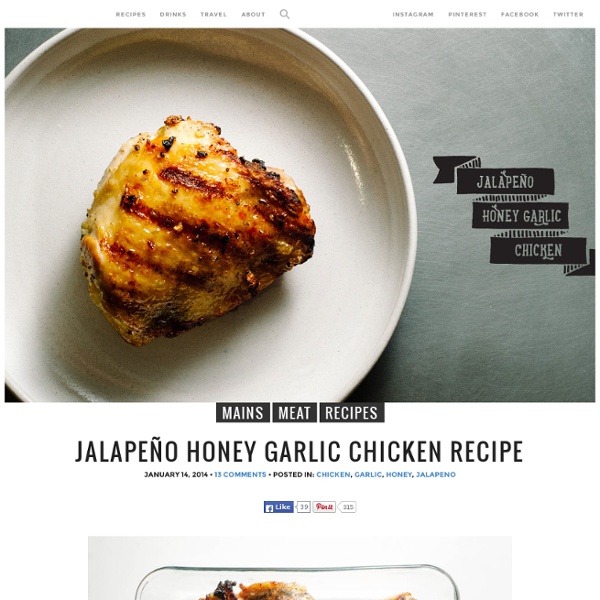 Jalapeño Honey Garlic Chicken Recipe