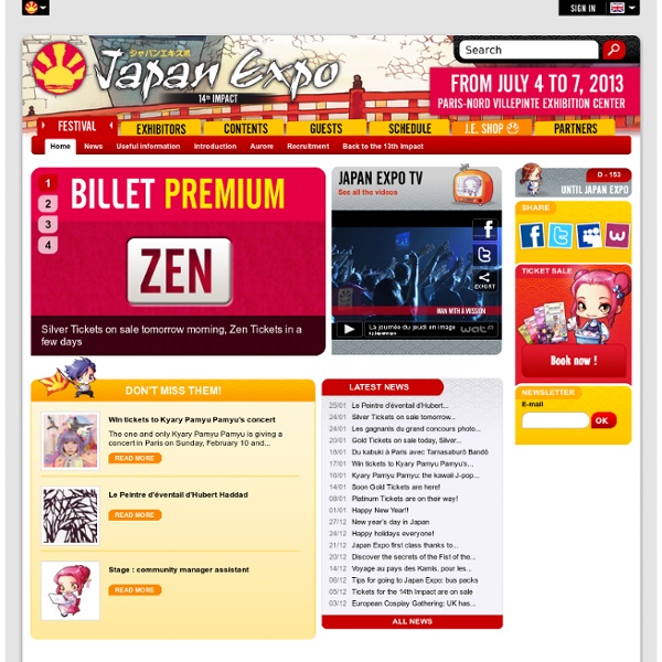 Japan Expo - Accueil