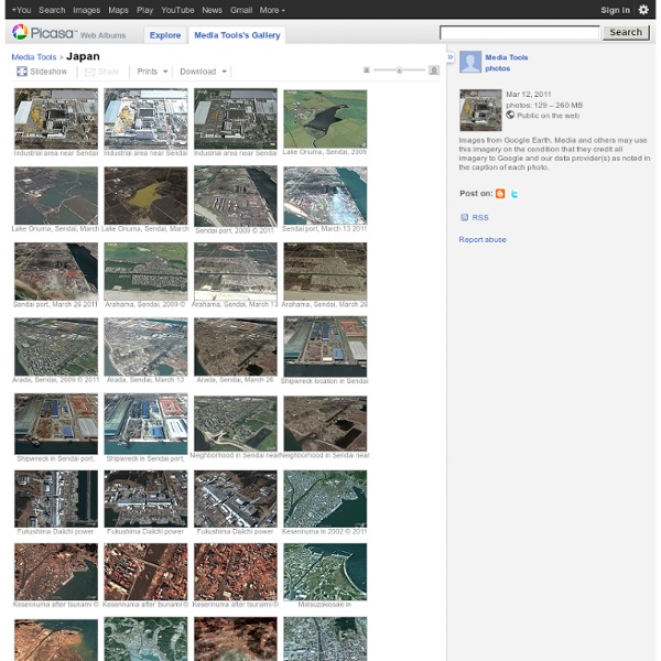 Vues du littoral par google earth