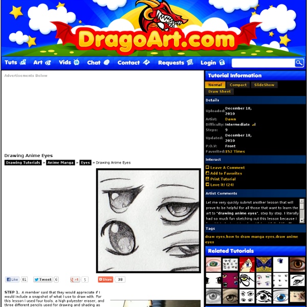 Drawing Anime Eyes, Step by Step, Anime Eyes, Anime, Draw Japanese Anime, Draw Manga, FREE Online Drawing Tutorial, Added by Dawn, December 18, 2010, 8:24:40 pm