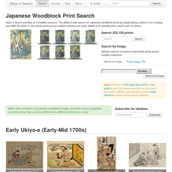 Japanese Woodblock Print Search - Ukiyo-e Search