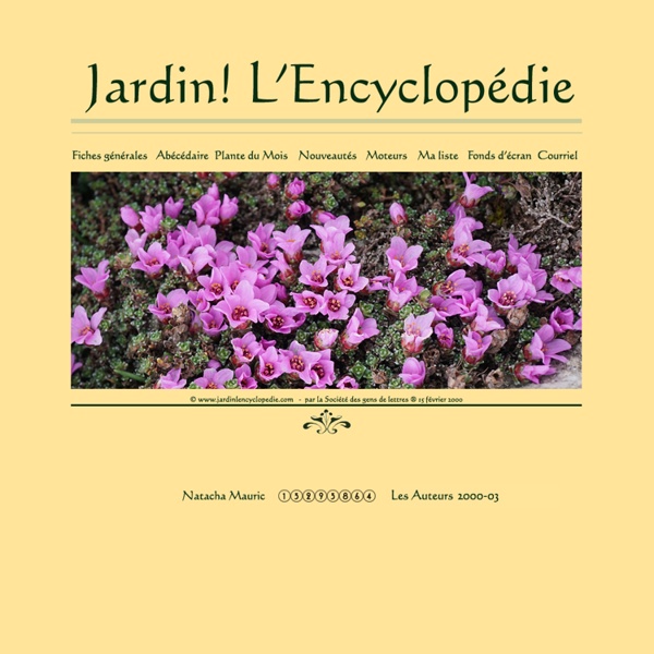 jardin encyclopedie
