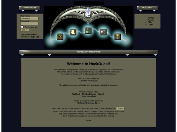 Learn about Hacking, Cracking, JavaScript, PHP, Cryptology and Password security