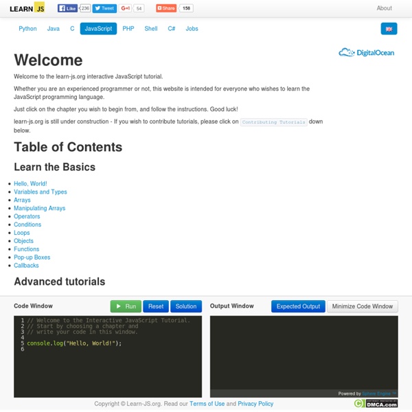 Learn JavaScript - Free Interactive JavaScript Tutorial