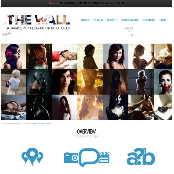 The Wall - A Javascript plugin for Mootools