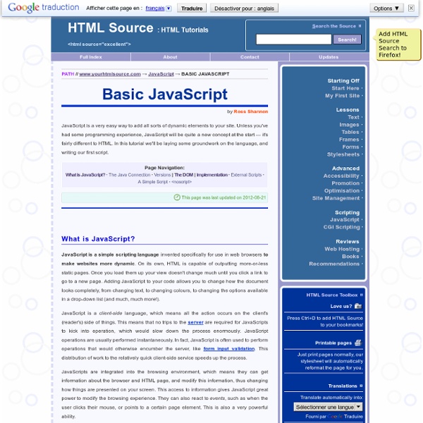 Java Script programming tutorial