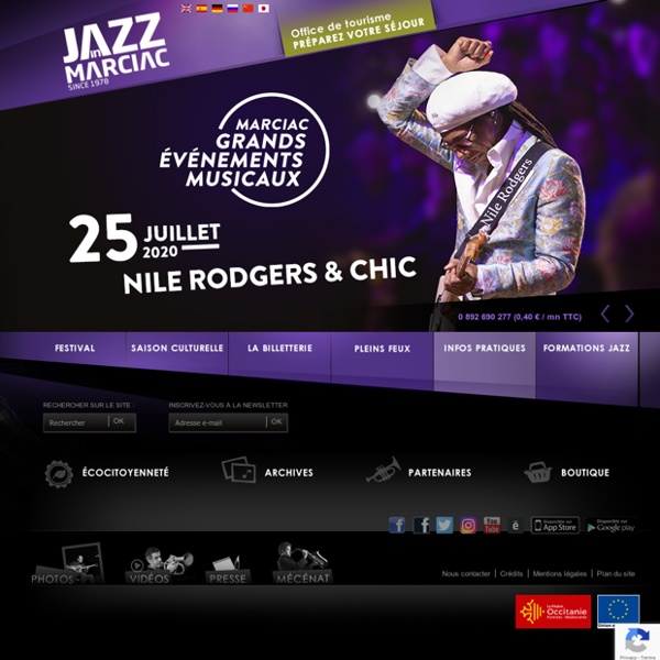 Site officiel du festival, Jazz in Marciac