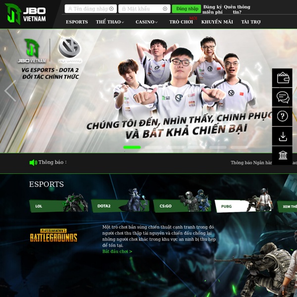 JBO - Nhà Cái Thể Thao và eSports Uy Tín Hàng Đầu Châu Á