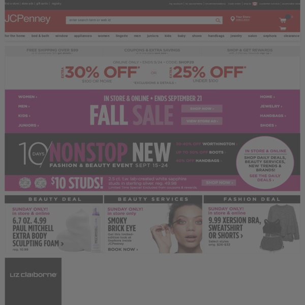 JCPenney: Furniture, Window & Home Décor, Fashion Clothing & More