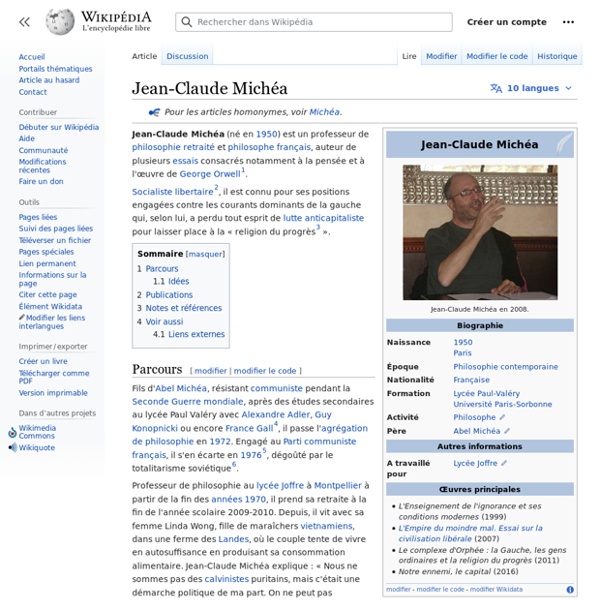 Jean-Claude Michéa — Wikipédia