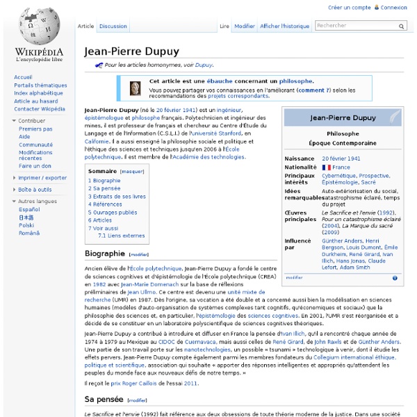 Jean-Pierre Dupuy