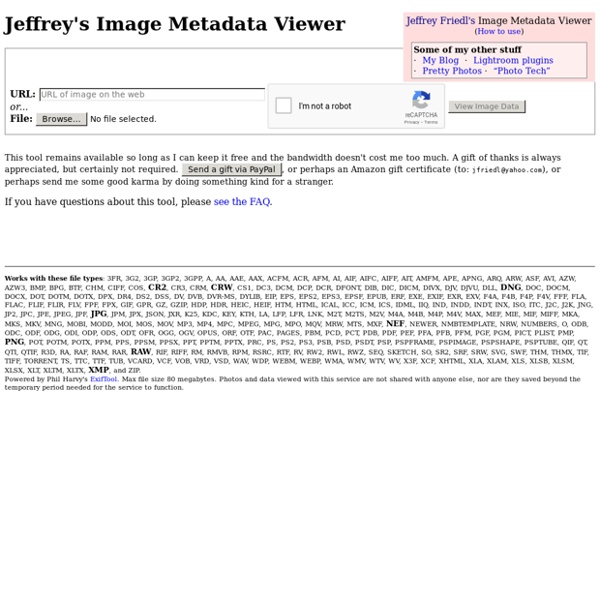 Jeffrey Friedl's Image Metadata Viewer