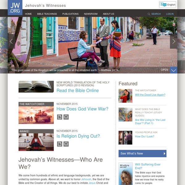 Jehovah’s Witnesses—Official Website: jw.org