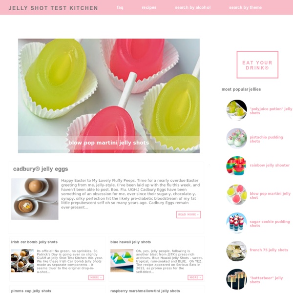 Jelly Shot Test Kitchen