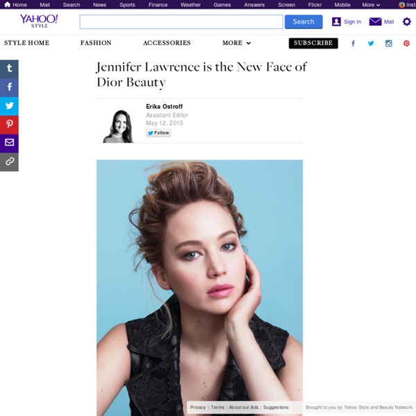 Jennifer Lawrence is the New Face of Dior Beauty