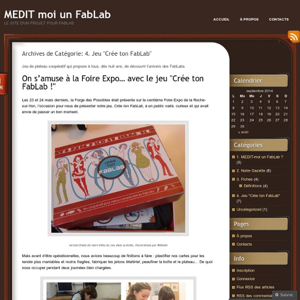 4. Jeu "Crée ton FabLab"