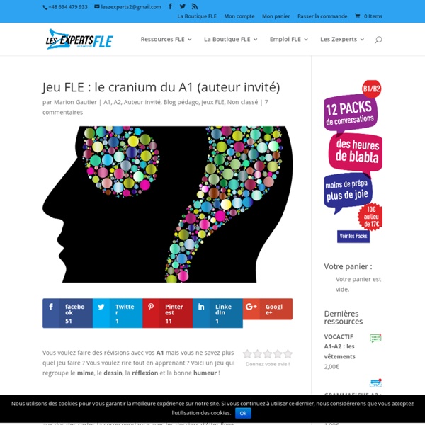 Jeu FLE : le cranium du A1 (auteur invité)
